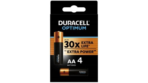 4 x bateria alkaliczna Duracell OPTIMUM LR6 AA (blister)