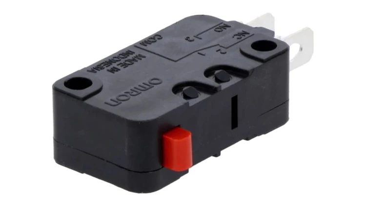 Mikroprzełącznik SNAP ACTION bez dźwigni SPDT 16A/250VAC D3V-16-1A5-H