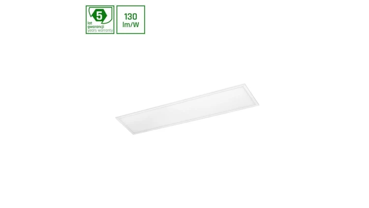 ALGINE PANEL BACKLIGHT WITH PHILIPS DRIVER 40W WW 230V 120st IP20 300x1200x26 BIAŁY 5 lat gw.