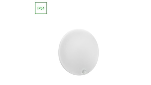 NYMPHEA PROXI PIR 18W NW 230V 120ST IP54 FI300X60MM BIAŁY OKRĄGŁA