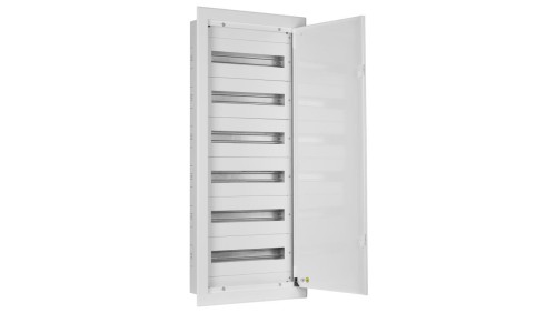 Rozdzielnica podtynkowa metalowa 6x18 modułów IP30 (400V AC) 1035x415x130mm drzwi pełne KOLE SYSTEMS