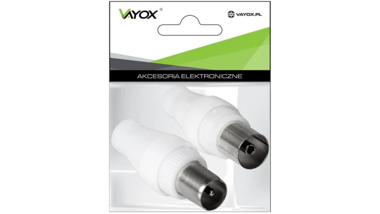 Zestaw wtyk antenowy + gniazdo antenowe Greckie VA0097 Vayox
