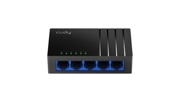 CUDY GS105D przełącznik sieciowy, 5-portowy, Gigabit, Metalowa obudowa