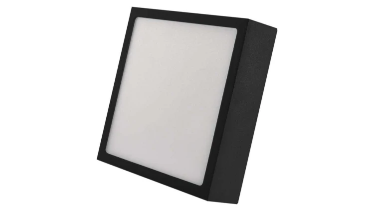 Panel LED natynkowy NEXXO, kwadrat, czarny, 12,5W, CCT EMOS ZM6333