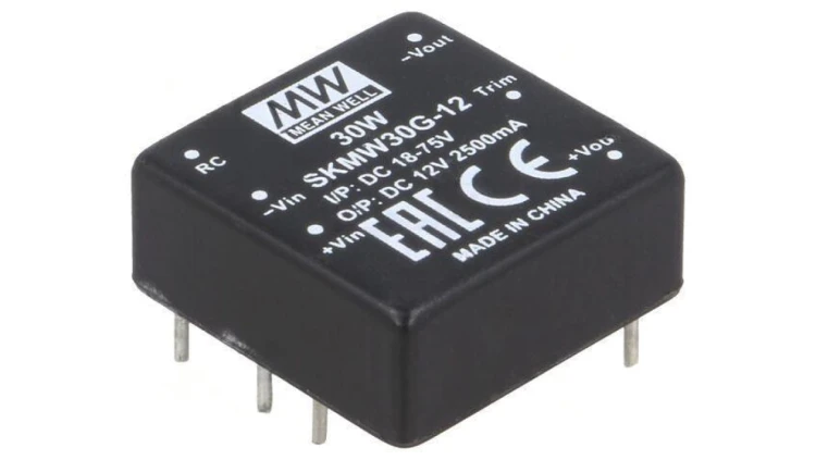 Przetwornica DC/DC 30W 18-75VDC 12VDC 1x1, DIP SKMW30G-12