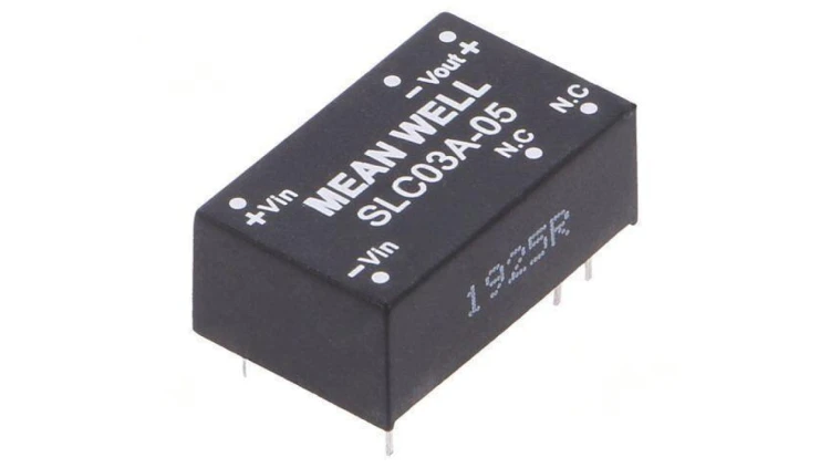 Przetwornica DC/DC 3W 9-18VDC 5VDC Iwyj 600mA THT SLC03A-05