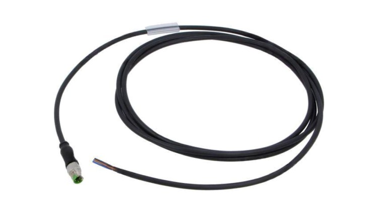 7000-08001-6300200 Kabel: do czujników/automatyki M8 3-PIN proste 2m wtyk 60VDC