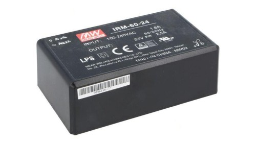 Przetwornica AC/DC 60W 85-264VAC 24VDC Iwyj 2500mA 90 IRM-60-24