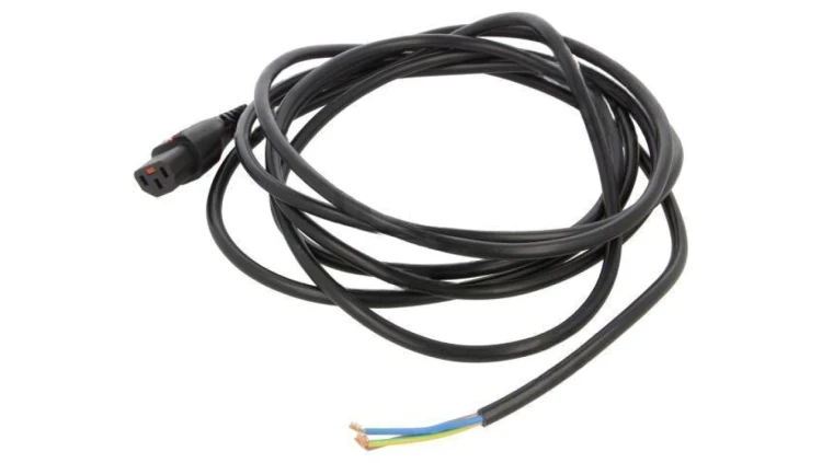 SCHAFFNER-817756 Kabel IEC C13 żeński 4m z blokadą IEC LOCK