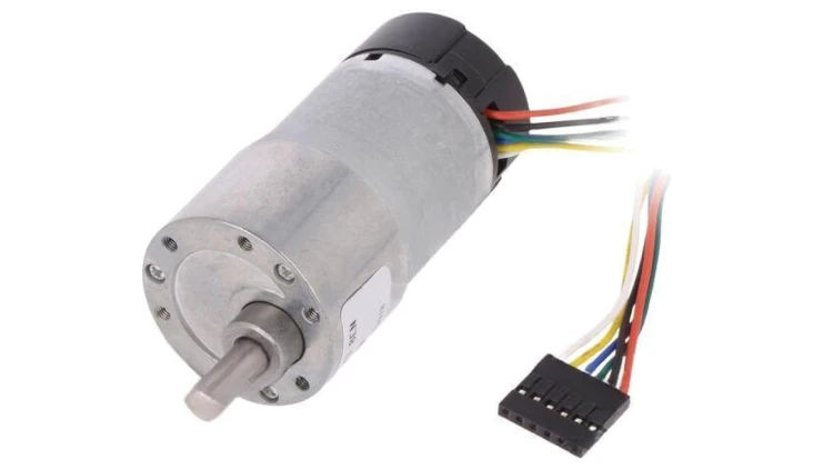 DF-FIT0186 Silnik: DC z enkoderem, z przekładnią 12VDC 7A Oś: nacięcie D