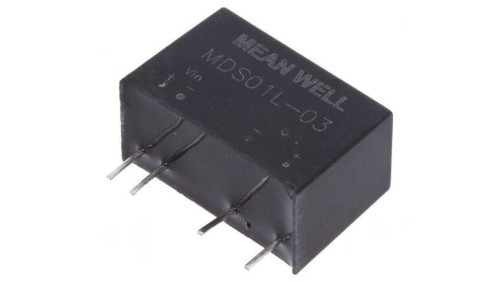 Przetwornica DC/DC 1W 4, 5-5, 5VDC 3, 3VDC Iwyj 303mA MDS01L-03