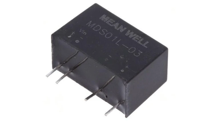 Przetwornica DC/DC 1W 4, 5-5, 5VDC 3, 3VDC Iwyj 303mA MDS01L-03