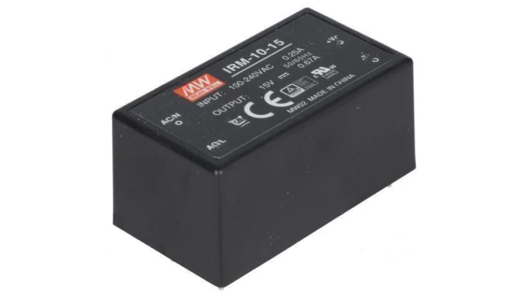 Przetwornica AC/DC 10, 05W 85-264VAC, 120-370VDC OUT 1 IRM-10-15