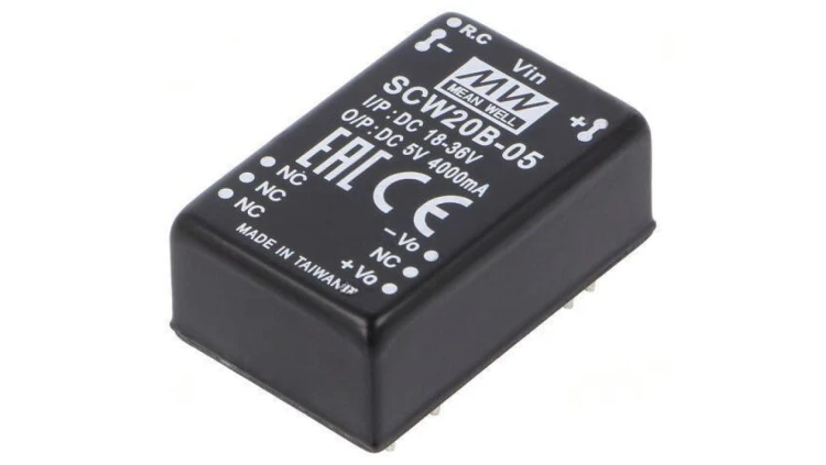 Przetwornica DC/DC 20W 18-36VDC 5VDC Iwyj 4000mA SCW20B-05
