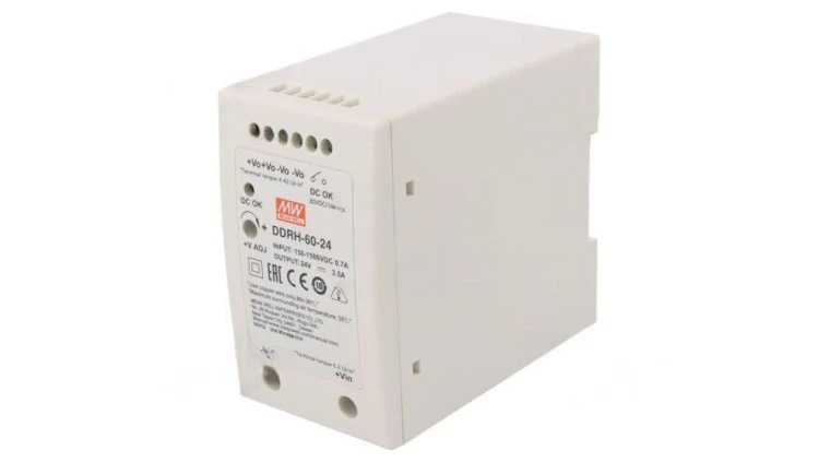 Przetwornica DC/DC 60W 150-1500VDC 24VDC Iwyj 2, 5A DDRH-60-24