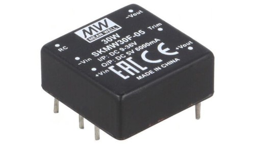 Przetwornica DC/DC 30W 9-36VDC 5VDC Iwyj 0-6000mA SKMW30F-05