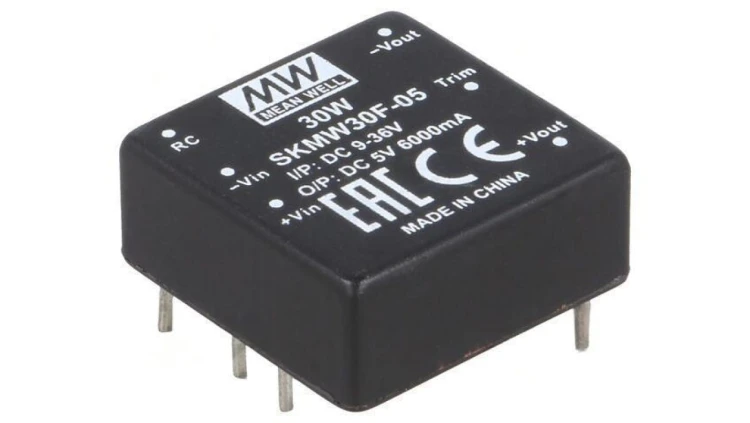 Przetwornica DC/DC 30W 9-36VDC 5VDC Iwyj 0-6000mA SKMW30F-05
