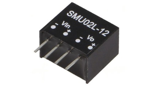 Przetwornica DC/DC 2W 4, 5-5, 5VDC 12VDC SIP4 THT SMU02L-12
