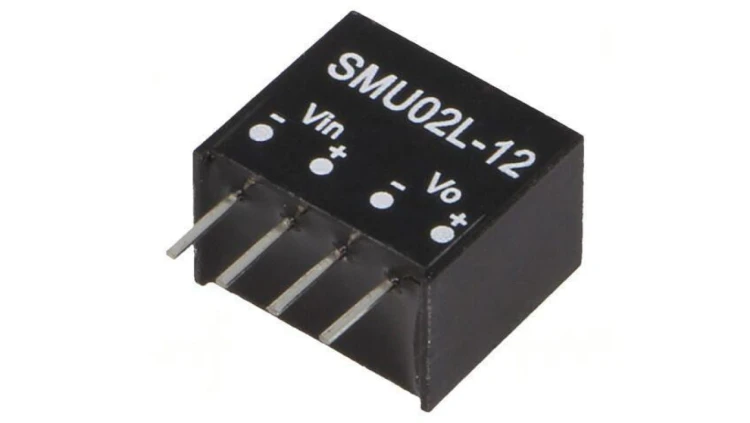 Przetwornica DC/DC 2W 4, 5-5, 5VDC 12VDC SIP4 THT SMU02L-12