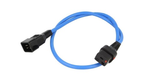 SCHAFFNER-820133 Kabel IEC C19 żeński, IEC C20 męski 1m z blokadą IEC LOCK