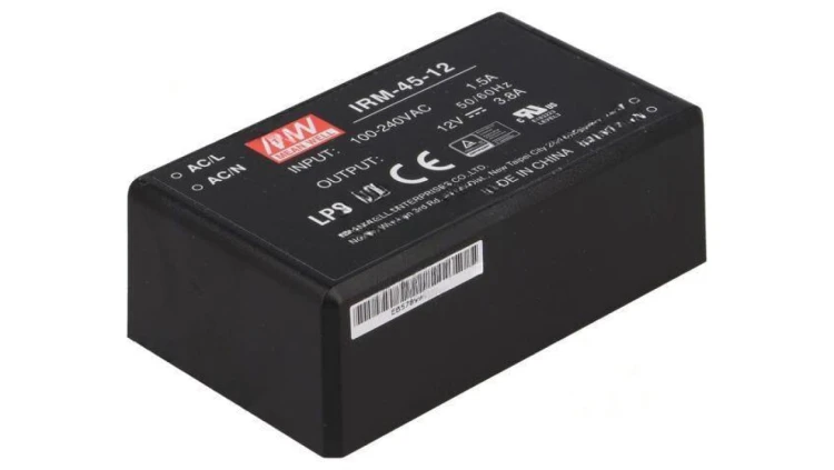 Przetwornica AC/DC 45, 6W 85-264VAC 12VDC Iwyj 3800mA IRM-45-12