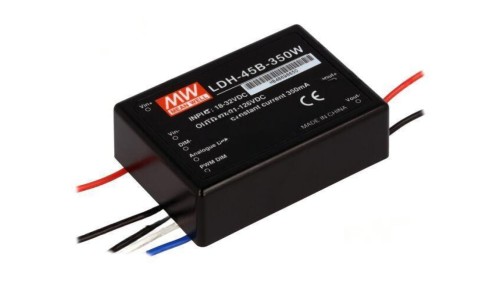 Przetwornica DC/DC 45W 18-32VDC 21-126VDC przewody LDH-45B-350W