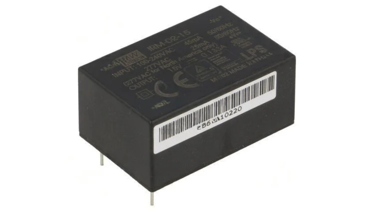 Przetwornica AC/DC 2W 85-305VAC, 120-430VDC 15VDC IRM-02-15