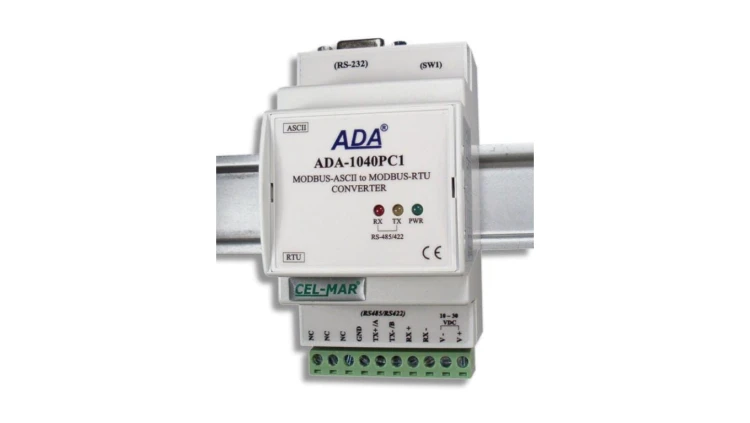 Konwerter MODBUS-ASCII na MODBUS-RTU ADA-1040PC1-1-23 Cel-Mar