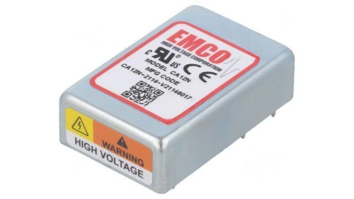 Przetwornica DC/DC 1W 12VDC / 0--1,25kVDC 0,8mA CA12N