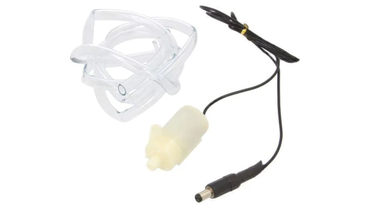 DF-FIT0910 Silnik: DC pompa wody 3÷6VDC 150÷370mA 80÷100l/h Øwyj: 5mm