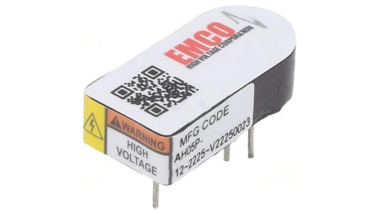 Przetwornica DC/DC 1,5W 12VDC / 0-500VDC 3mA AH05P-12