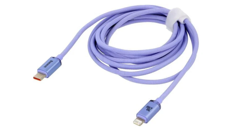 Kabel USB 2.0 Apple Lightning wtyk - USB C wtyk 2m niebieski CAJY000303