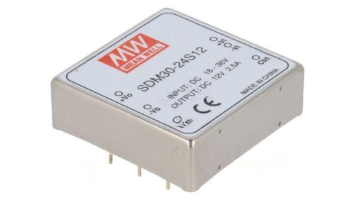 Przetwornica DC/DC 30W 18-36VDC 12VDC Iwyj 2, 5A SDM30-24S12