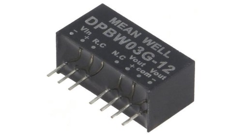 Przetwornica DC/DC 3W 18-75VDC 12VDC Uwyj2 -12VDC DPBW03G-12