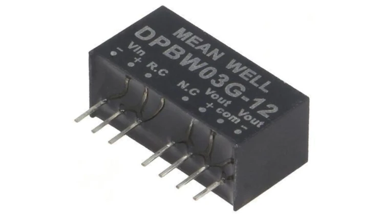Przetwornica DC/DC 3W 18-75VDC 12VDC Uwyj2 -12VDC DPBW03G-12