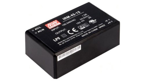 Przetwornica AC/DC 45W 85-264VAC 15VDC Iwyj 3000mA PCB IRM-45-15