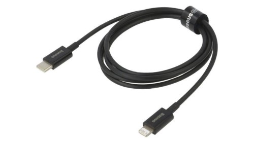Kabel Apple Lightning wtyk - USB C wtyk 1m czarny 20W CATLYS-A01
