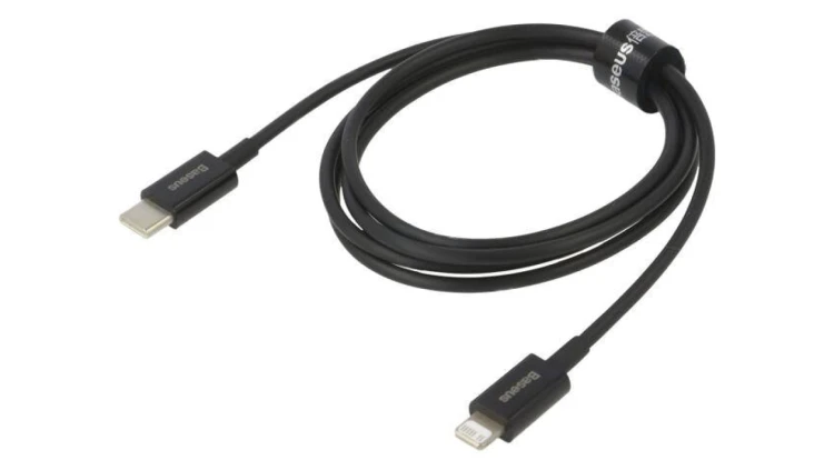 Kabel Apple Lightning wtyk - USB C wtyk 1m czarny 20W CATLYS-A01