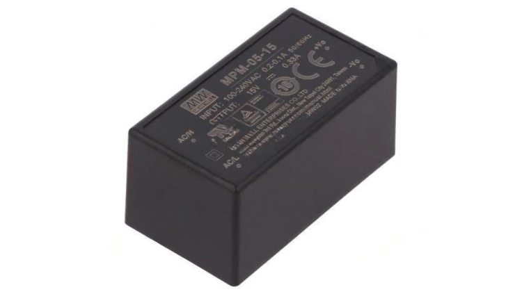 Przetwornica AC/DC 5W 80-264VAC 15VDC Iwyj 330mA OUT 1 MPM-05-15
