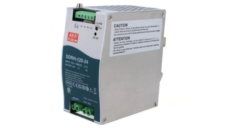 Przetwornica DC/DC 120W 250-1500VDC 24VDC Iwyj 5A DDRH-120-24