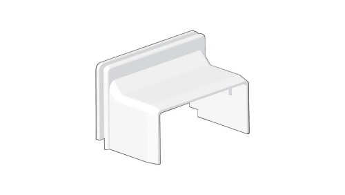 Pokrywa przepustowa LHD 40x20mm biały KOPOS