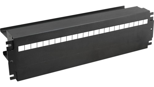 Panel dystrybucji napięć 24×S ARADIN1 do zamontowania bezpieczników elektrycznych typu S w szafie RACK 19