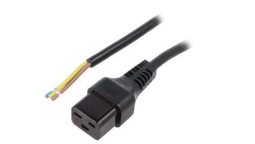 SCHAFFNER-813562 Kabel IEC C19 żeński 2m z blokadą IEC LOCK