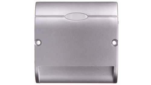 Simon Basic Łącznik hotelowy pojedynczy z podświetleniem 10A 250V srebrny mat BMWH1.02/43