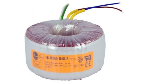58-0300-048-S Transformator toroidalny 300VA 230VAC 48V 6,25A Ø 117mm