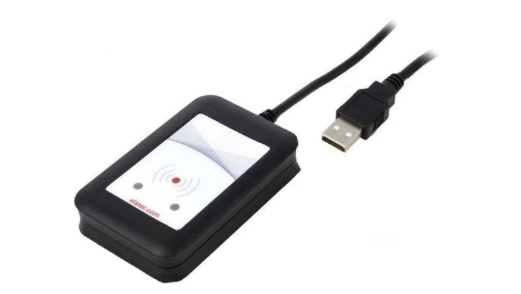 T4BT-FB2BEL6 Czytnik RFID 4,3÷5,5V USB antena Zasięg: 100mm 88x56x18,5mm