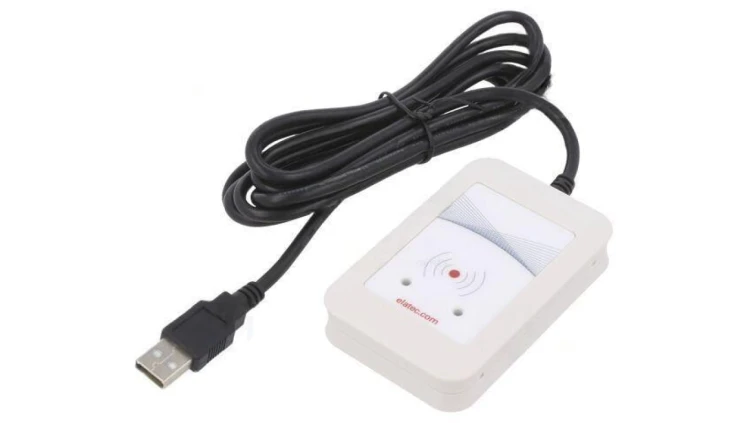 T4BT-FB2WEL6 Czytnik RFID 4,3÷5,5V USB antena Zasięg: 100mm 88x56x18,5mm