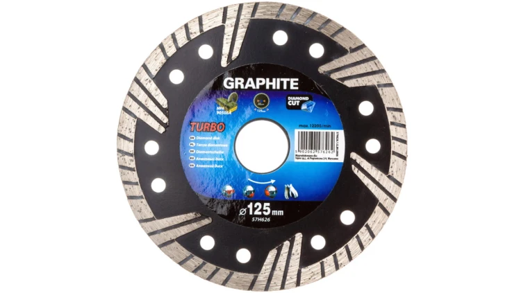 Tarcza diamentowa 125 x 22.2 mm turbo 57H626