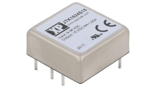 Przetwornica DC/DC 15W 9-36VDC / 15VDC 1A 1x1 JTK1524S15