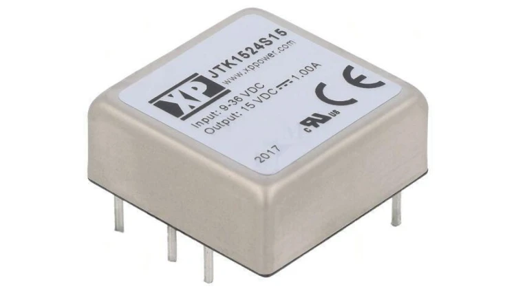 Przetwornica DC/DC 15W 9-36VDC / 15VDC 1A 1x1 JTK1524S15